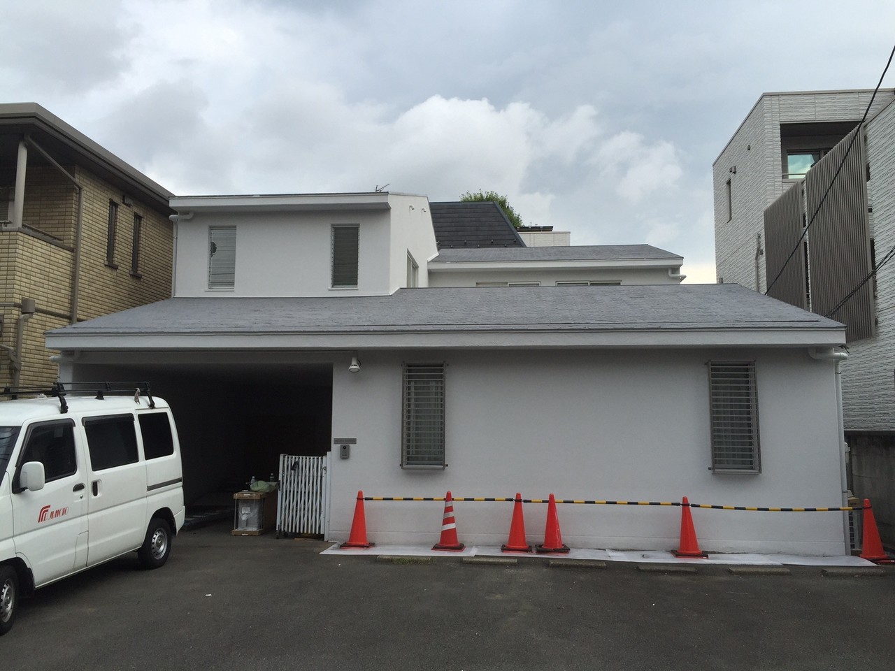 江戸川区内某住宅屋根・外壁・内壁塗装工事